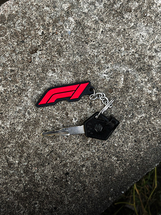 F1 Formula 1 Racing Logo Keychain